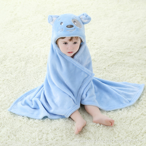 Cute Fleece Quick Dry Fabric Baby Towel